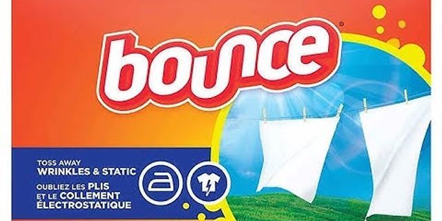 Cách sử dụng giấy thơm Bounce cho máy giặt