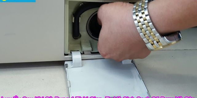 Cách sử dụng máy giặt aqua lồng ngang