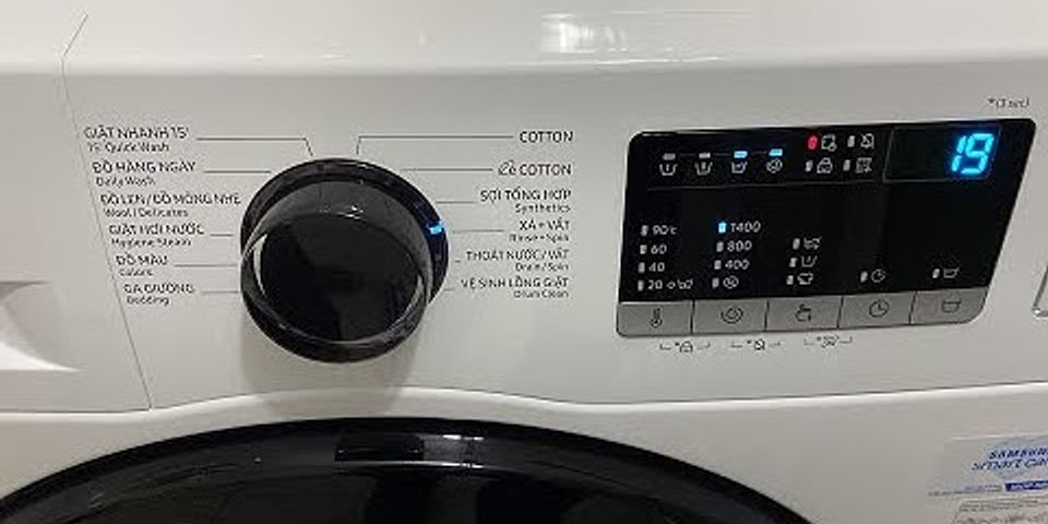 Cách sử dụng máy giặt samsung wobble 9kg