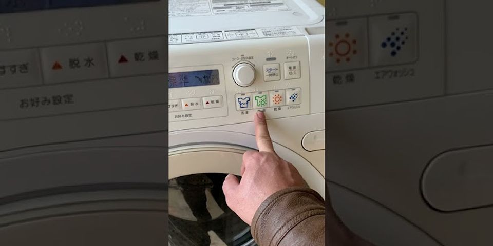 Cách sử dụng máy giặt sanyo nhật bạn