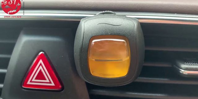 Cách sử dụng nước hoa ô tô