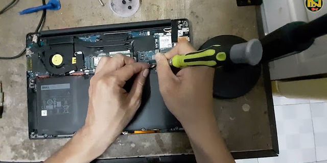 Cách sử dụng pin liền laptop Dell