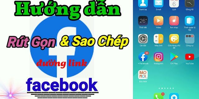 Cách sửa đường link Facebook