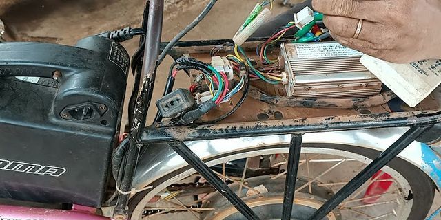 Cách sửa xe đạp điện không lên điện