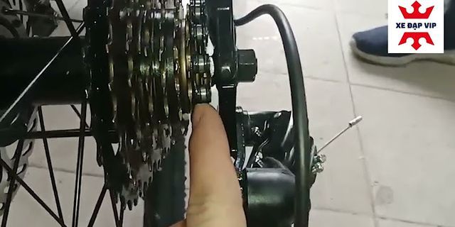 Cách sửa xe đạp tuột xích