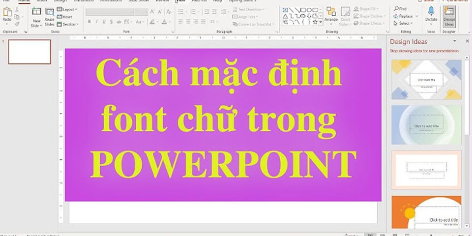 Cách tải font chữ về PowerPoint trên Macbook