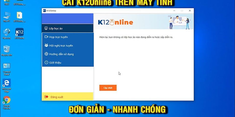 Cách tải K12 online về máy tính