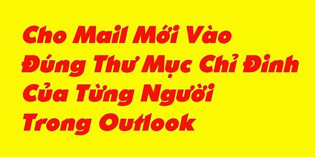 Cách tạo Business Card trong Outlook 2022