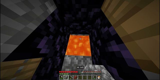 Cách tạo cánh cổng địa ngục trong Minecraft
