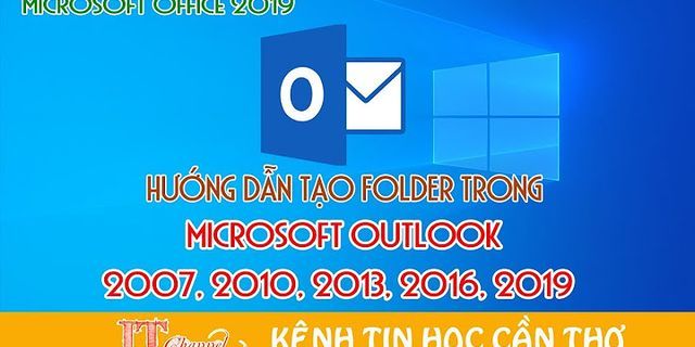 Cách tạo thư mục trong Outlook web