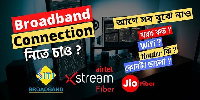 Cách tắt Broadband connection