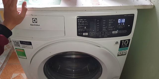 Cách Test lỗi máy giặt của Ngang LG inverter