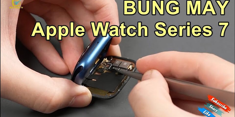Cách tháo Apple Watch