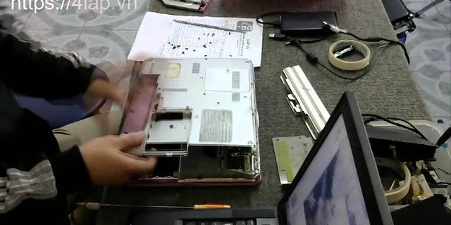 Cách tháo bàn phím laptop Vaio