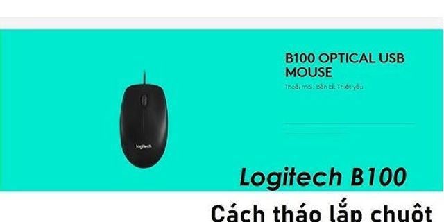 Cách tháo chuột Logitech G102