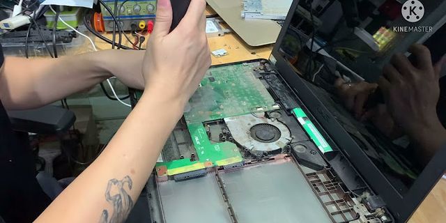 Cách tháo pin laptop asus x540l