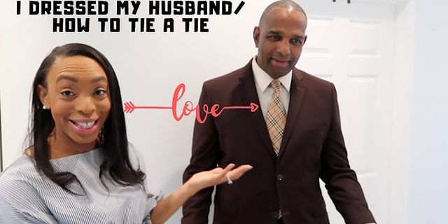 Cách thắt cà vạt cho chồng
