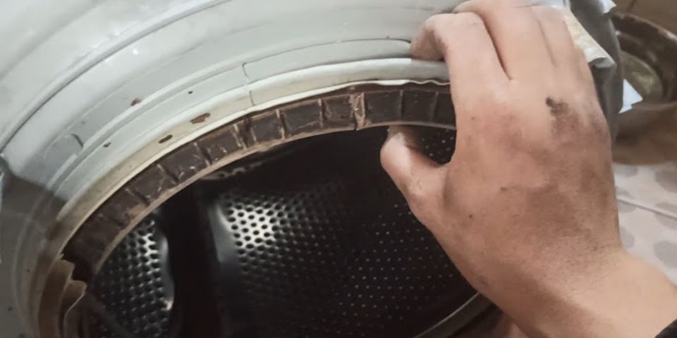 Cách thay gioăng máy giặt cửa ngang