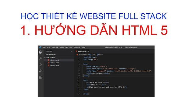 Cách thiết kế giao diện web bằng HTML và CSS