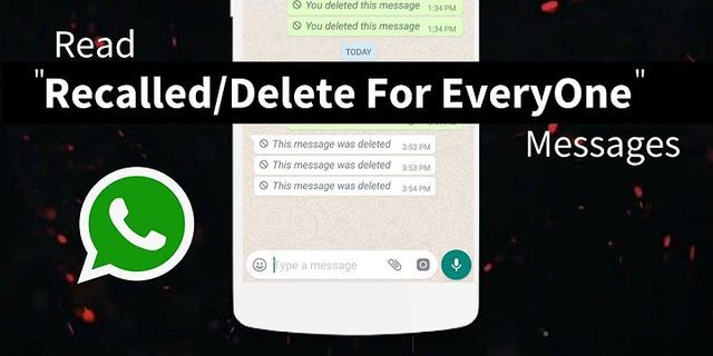 Cách thu hồi tin nhắn trên WhatsApp