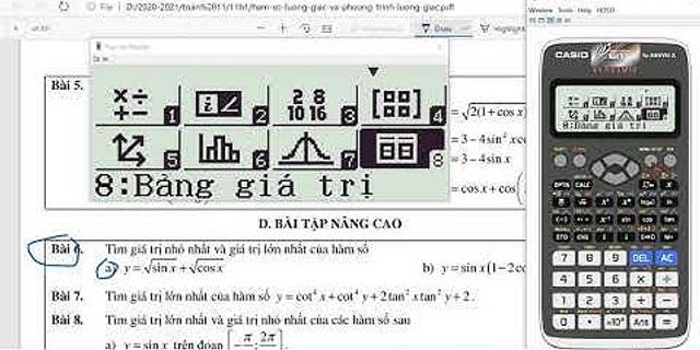 Cách tìm GTLN GTNN của hàm số lượng giác