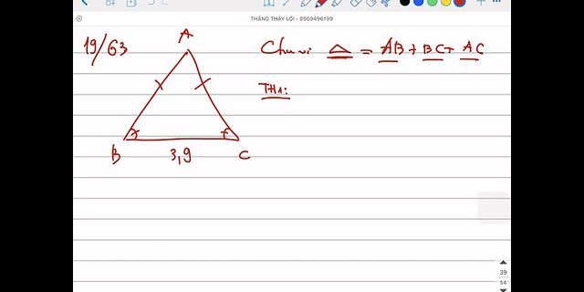 Cách tính chu vi hình tam giác lớp 3