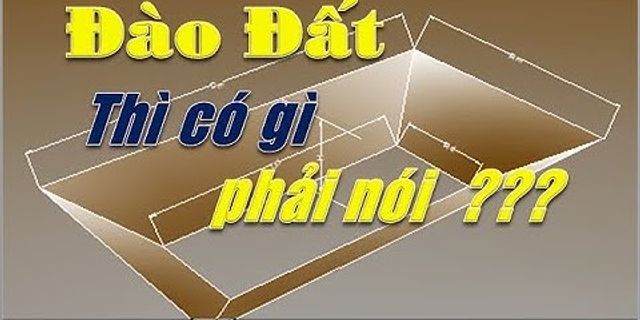 Cách tính mở mái taluy