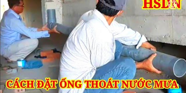 Cách tính ống thoát nước mưa