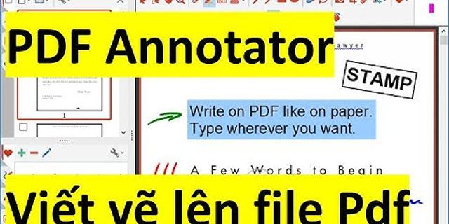 Cách tô màu chữ trong file PDF