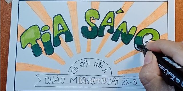 cách vẽ đầu báo tường