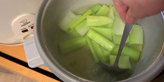 Cách uống rau cần tây