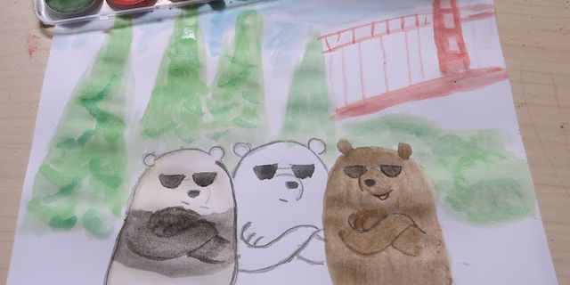 Cách Vẽ ba chú gấu