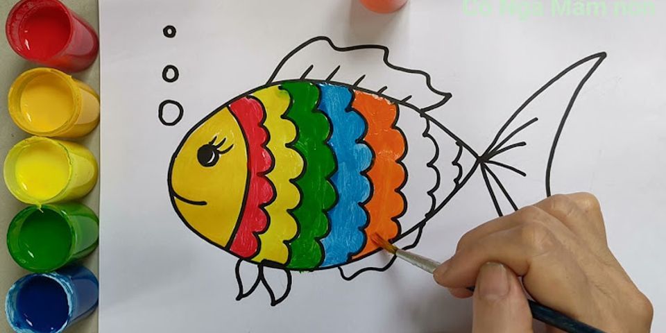 Cách vẽ con cá với