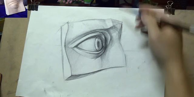 Cách vẽ khối mắt