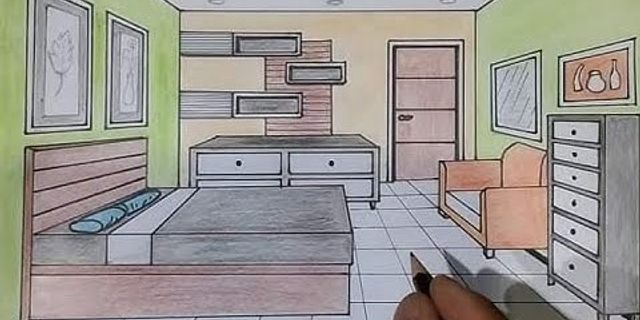 Cách vẽ phòng ngủ đẹp