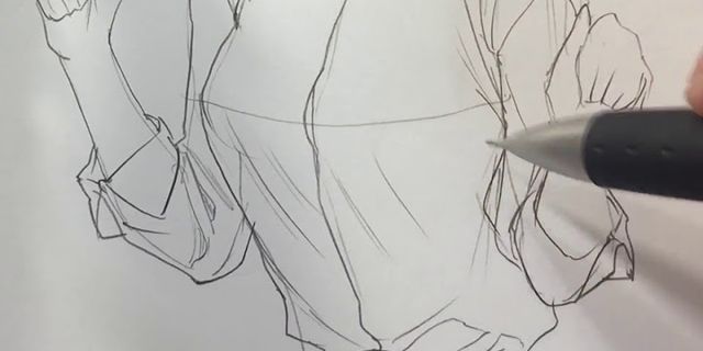 Cách vẽ quần áo anime đẹp