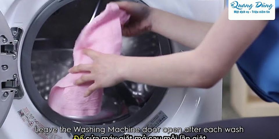 Cách vệ sinh máy giặt cửa ngang electrolux 8kg