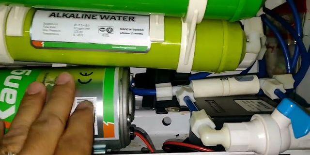 Cách vệ sinh máy lọc nước RO