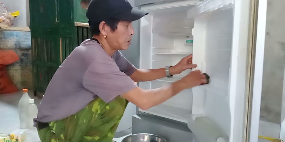 Cách vệ sinh ron tủ lạnh bị mốc