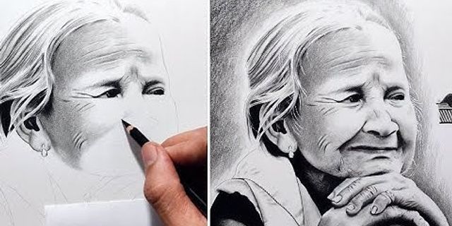 Cách vẽ tranh chân dung bằng bút chì