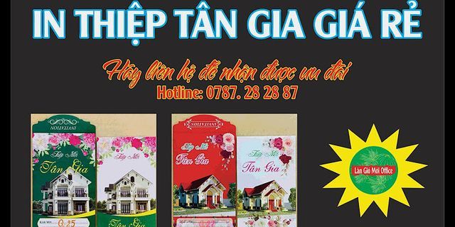 Cách viết thiệp mời tân gia