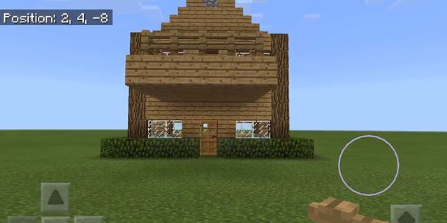 Cách xây nhà trong Minecraft bằng gỗ