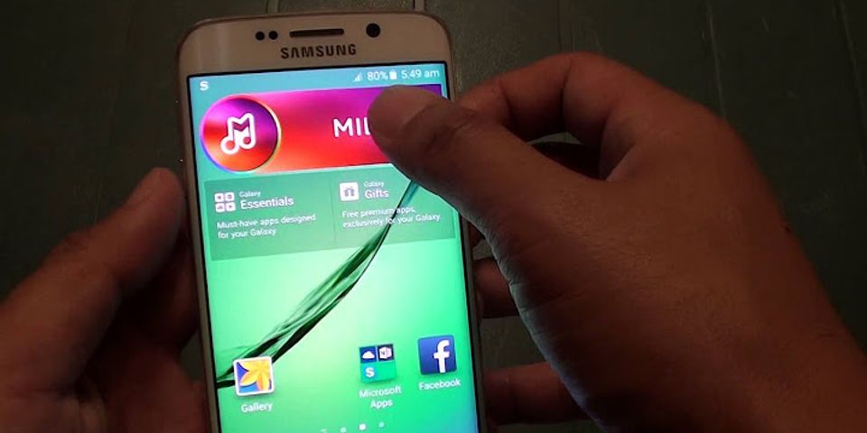 Cách xóa widget trên Samsung
