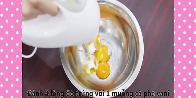 Cách xử lý trứng muối làm bánh bông lan
