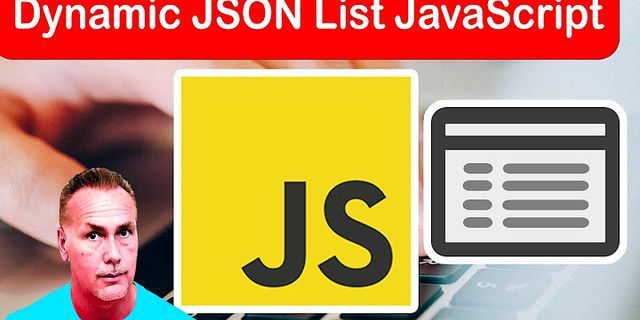 Can a list be JSON?
