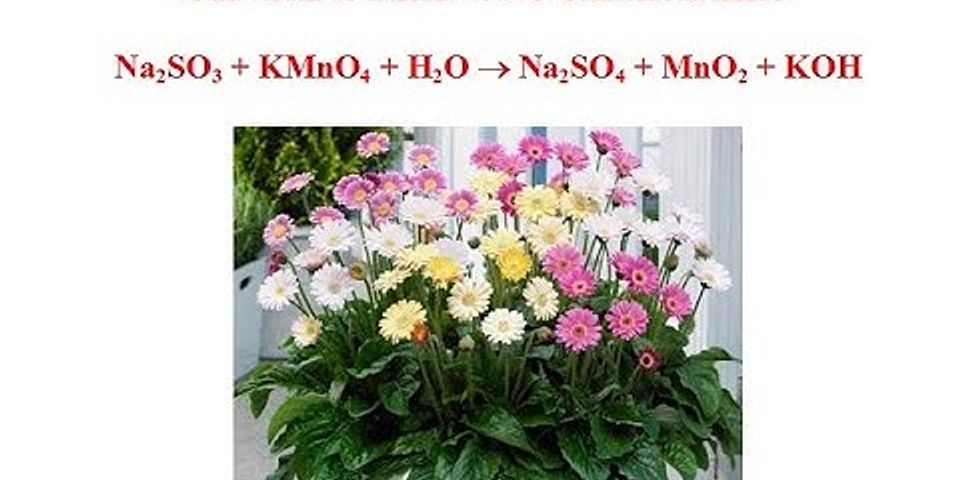 Cân bằng phương trình hóa học bằng phương pháp thăng bằng electron KMnO4