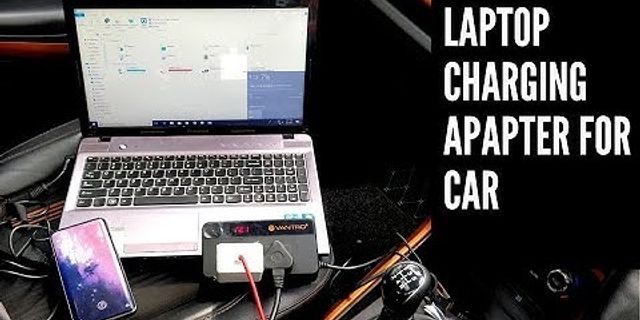 Can I charge my laptop with a car charger?