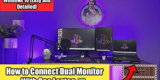 Can I connect 2 monitors to my laptop?