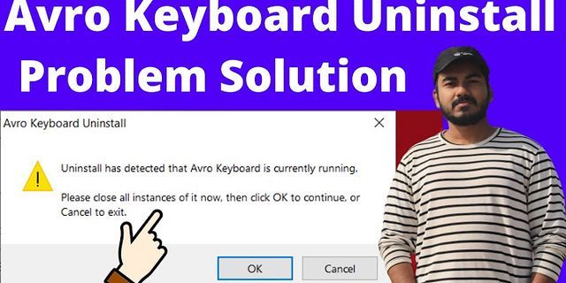 Can t uninstall laptop keyboard