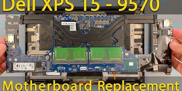 Can you replace motherboard in Dell laptop?